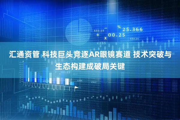 汇通资管 科技巨头竞逐AR眼镜赛道 技术突破与生态构建成破局关键